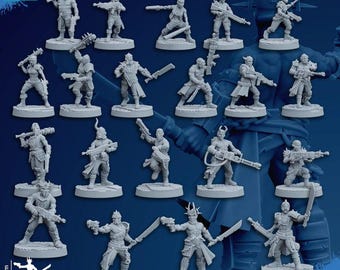 Heretic Cultists - 20 Model Pack - Designed by Ghamak