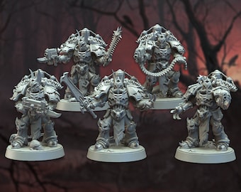 Night Soldiers in 8k Modular 5man kits by Immaterium God