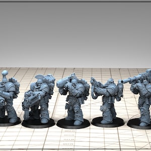 Tonantis Warriors in 12k Special Weapons Squad by GGW 7 model unit