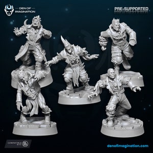 Chaos Plague walkers - 10 count - By Den of imagination - 8k