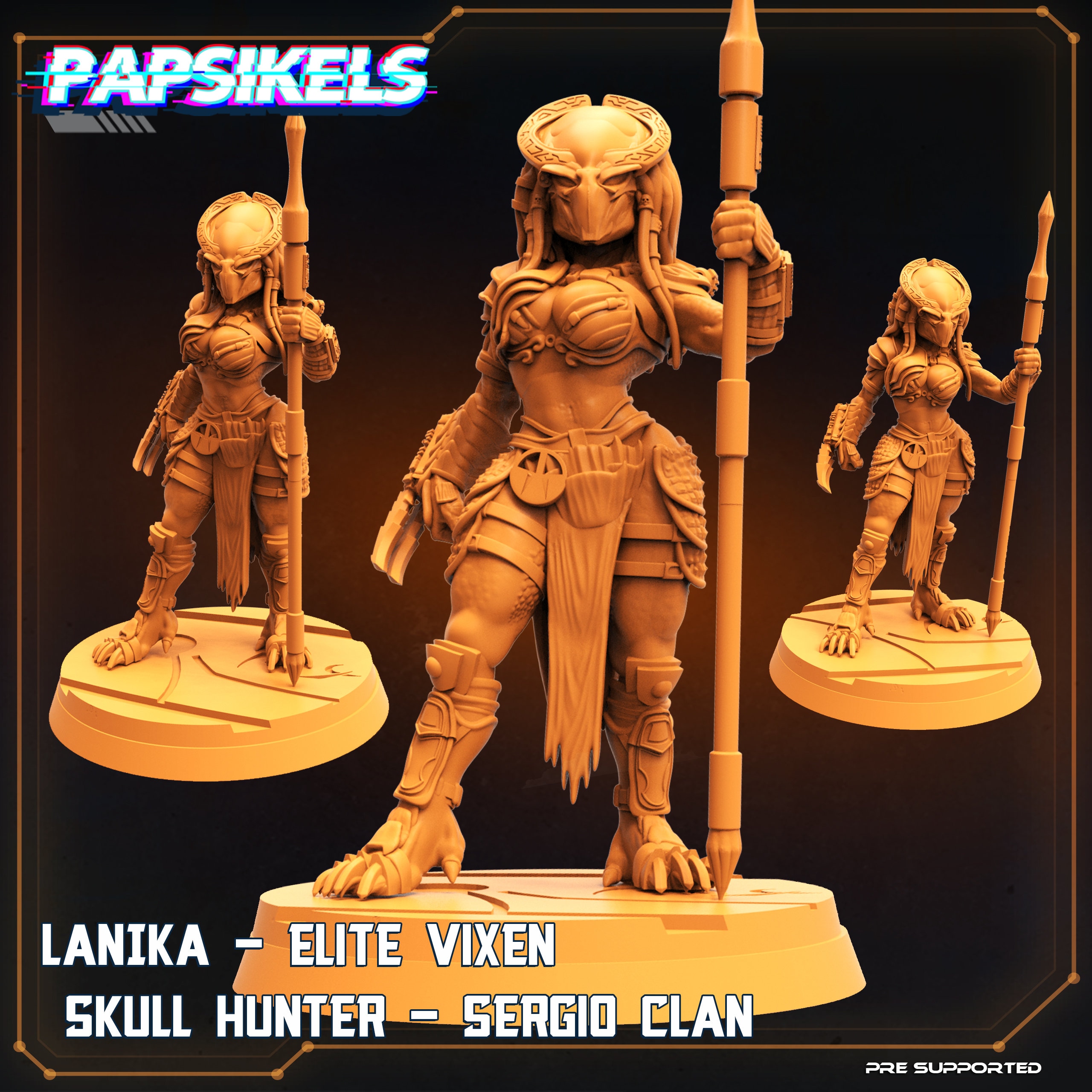 Lanika - Vixen Skull Hunter in 8k Papsikels
