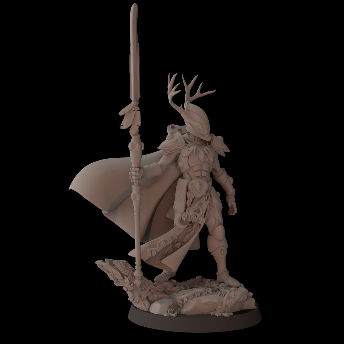 STL file Lord Grim Spear The King's avatar 🎨・3D print design to