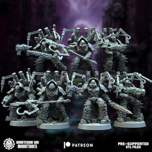 Surgeon Ravagers - Modular Squad of 10models - in 8k - by Immaterium Gods