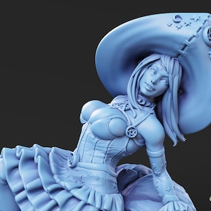Witch Elf Pose 4 in 8K by PS Minis