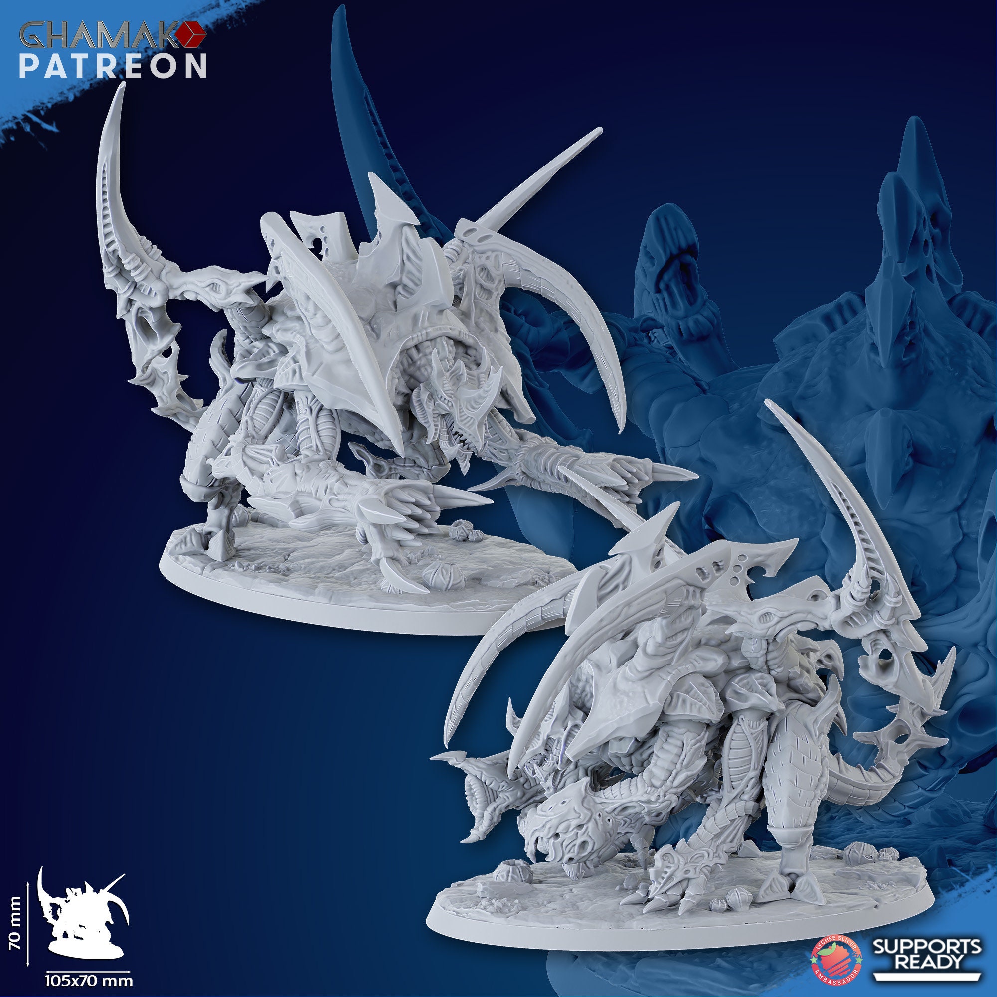 Swarm Ravager - in 8k - 1 model met opties van Ghamak