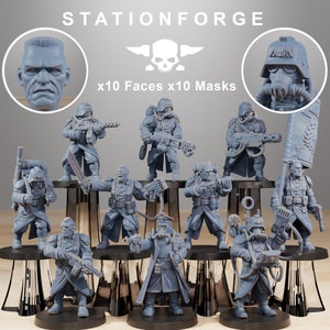 GrimGuard Combatants in 8K by Station Forge