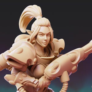 Space Elf Subjugators - Packs of 5 Models - Designed by PSMinis