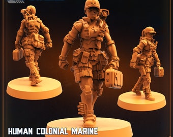 Colonial Marine Medic Bidleman in 8k Papsikels