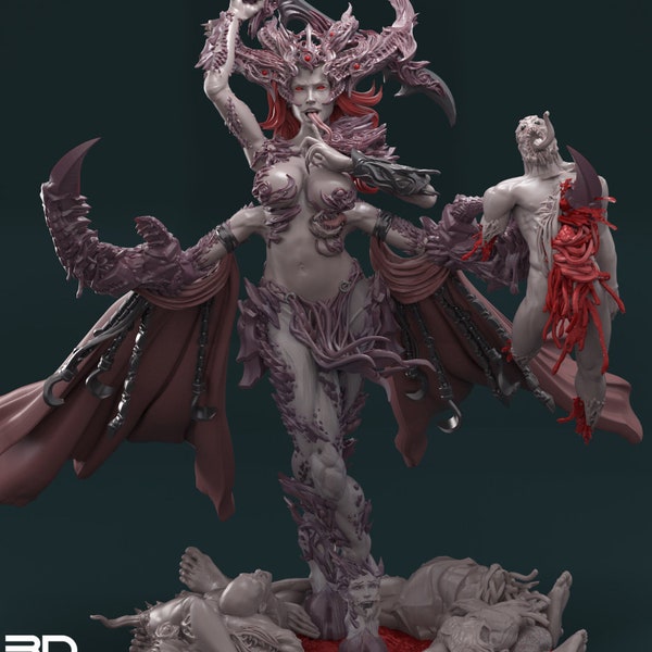 Updated Desire Demon in 8K new Greater Demon size available By 3DArtGuy