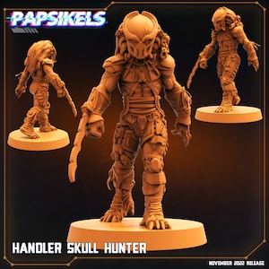 Handler Skull Hunter with Hounds in 8K by Papsikels