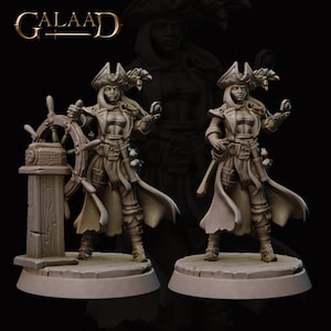 2 Female Captain Pirates - in 8k - by Galaad