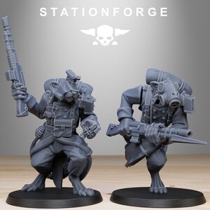 Grimguard Raticus - 10 Models - by Station Forge - Etsy