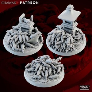 Plague Rats - 3 Models - Designed by Ghamak