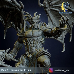 Aamon Demon lord of Abyss - in 12k by Mesh Brain Lab