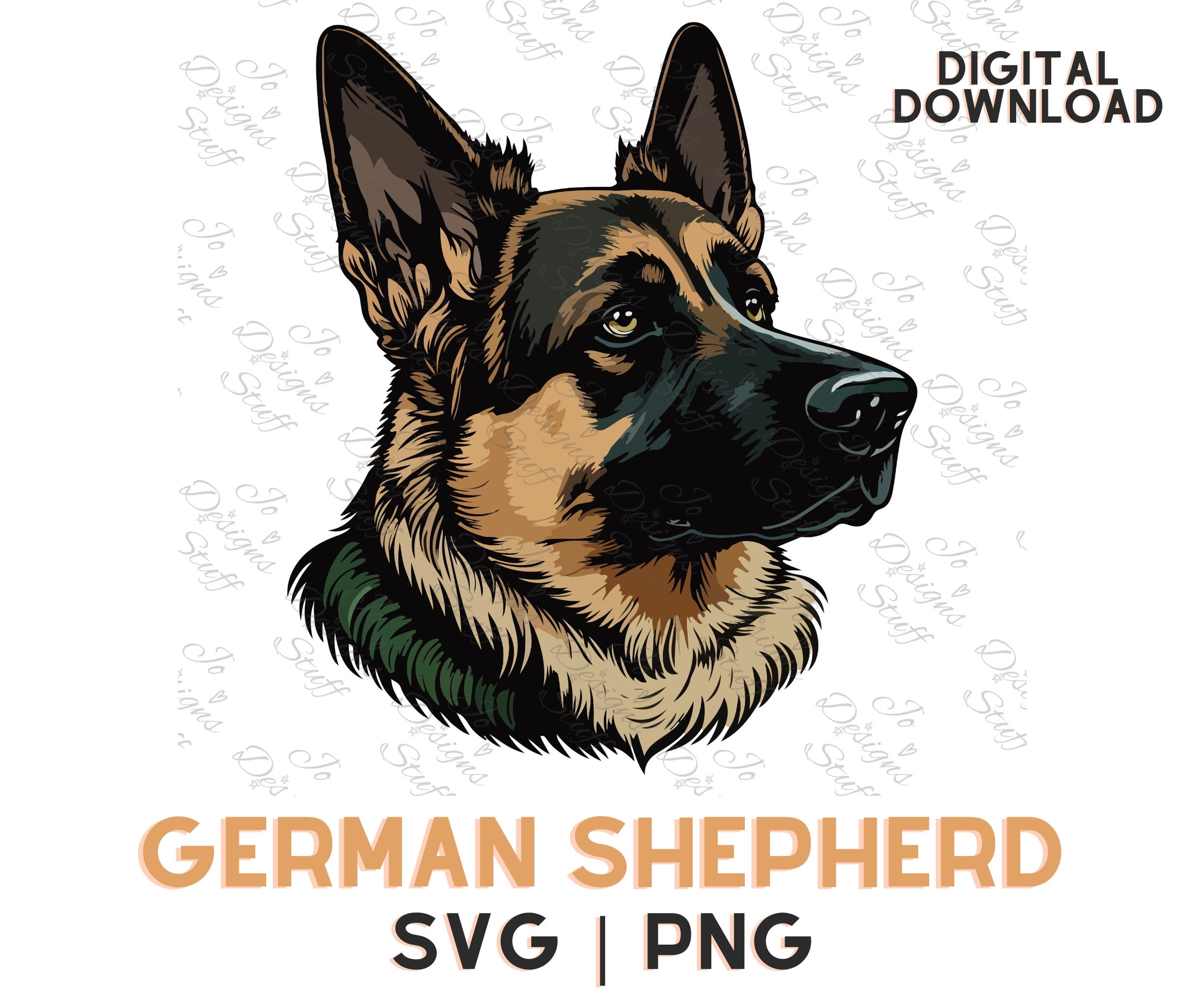 German Shepherd Svg, High Resolution German Shepherd Clipart, Cute Dog ...
