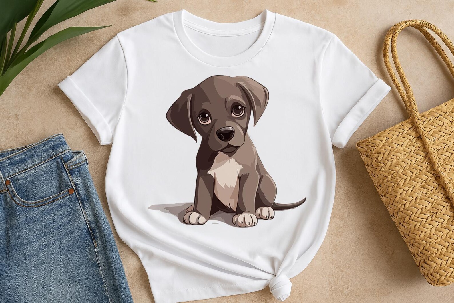 Cute Chocolate Lab SVG Clipart Cute Labrador Puppy PNG Digital Download ...