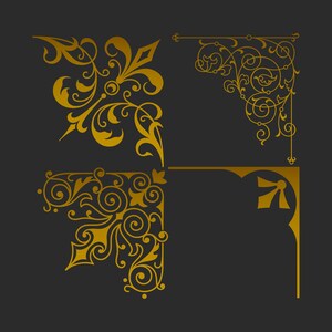 Frames SVG, Swirl Frames SVG, Frames Cut Files, Frames Silhouette