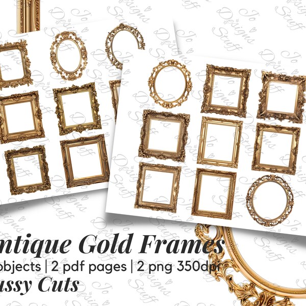 Antique Gold Frames Shop Online Etsy