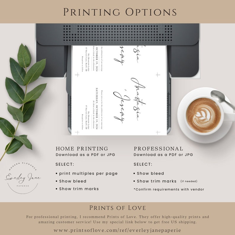 Minimalist Wedding Details Card Template, Details Card with QR Code, Editable, Printable Wedding Enclosure Card, Wedding Invite Insert EJ09 image 10
