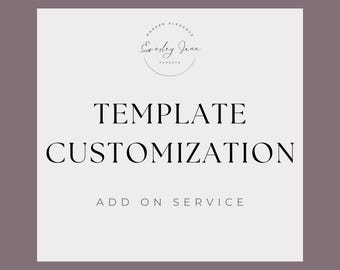 Customization Add-on Service - Etsy