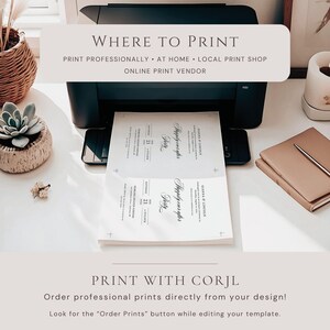 Rehearsal Dinner Invitation Monogram, Classic Wedding Rehearsal Dinner Invite, Editable Rehearsal Dinner Invite, Printable Invitation - EJ08 image 10