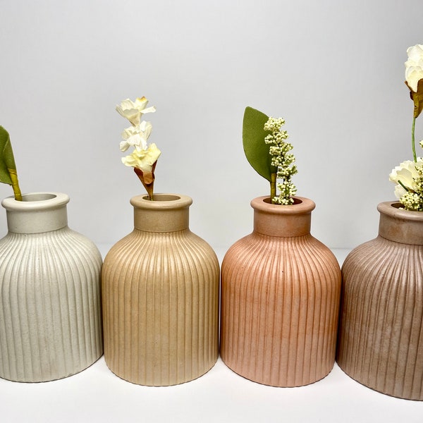 Concrete Vase | Flower Vase | Dried Flower Vase | Home Decor | Cement Vase | Modern Decor | Housewarming Gift | Paperweight | Bookends