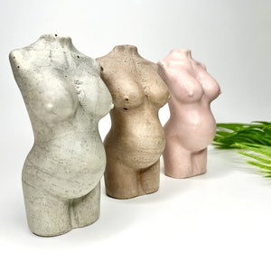 Cement Pregnant Woman | Mother Statue | Pregnant Lady | Concrete Woman | Baby Bump | Baby Shower Gift | Female Statue | Gifts for Mom