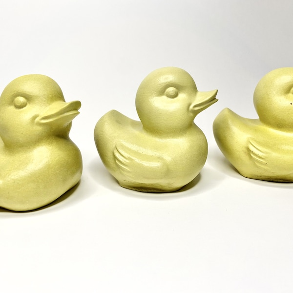 Cement Duck | Animal Sculpture | Concrete Duck | Nursery Decor | Paper Weight | Duck Statue | Cement Animal | Painting | Bathroom Decor