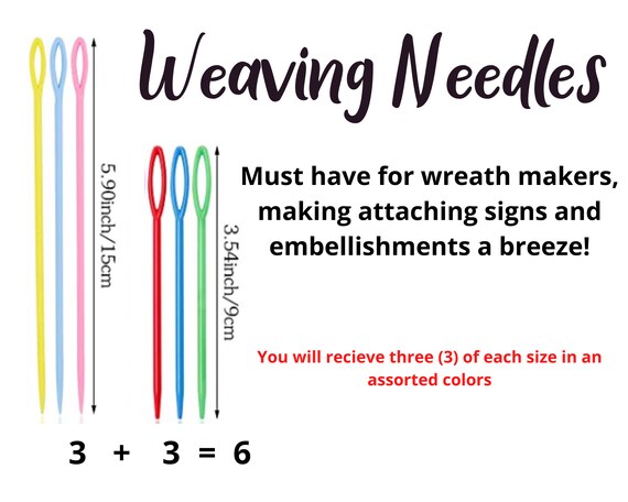 Plastic Weaving Needles