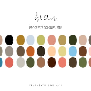 Procreate Color Palette | Beau