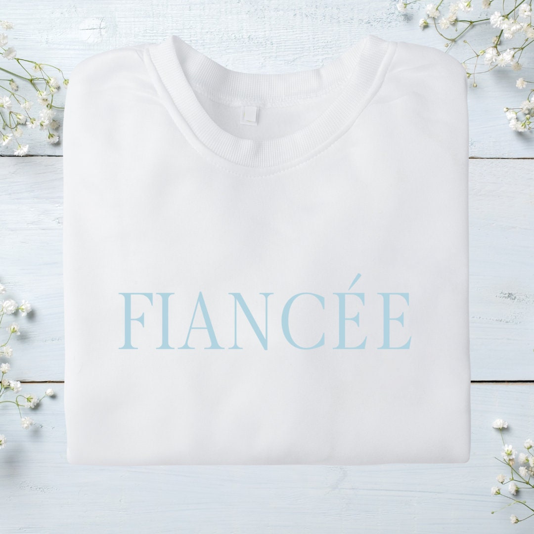 Fiancee Sweatshirt Fiance Engagement Sweatshirt Proposal - Etsy