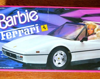 Barbie ferrari car 1986 hotsell