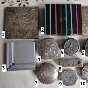 Antique & Vintage Silver Compacts
