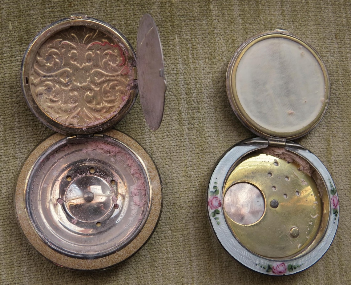Antique Rough Compact Assorted Antique Enamel Compacts - Etsy