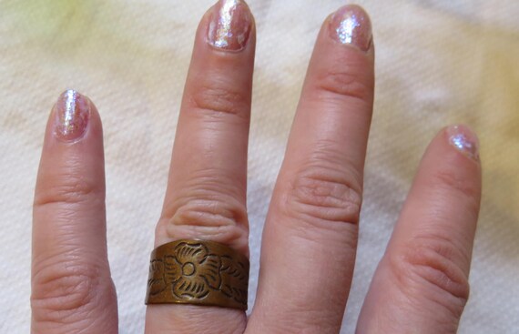 Vintage Copper Bracelets, Ring - Native American … - image 2