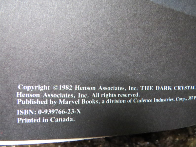 The Dark Crystal Comic Book Value 1982 the Dark Crystal Comic Book - Etsy