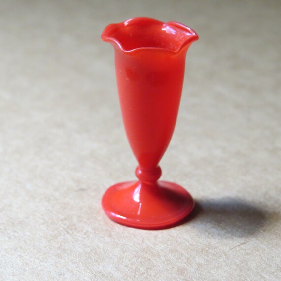 Antique Miniature Glass Vase With Original Label Etsy