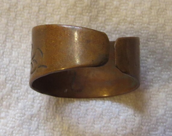 Vintage Copper Bracelets, Ring - Native American … - image 3