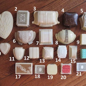 Vintage Fancy Plastic Ring Boxes - Jewelry Store Advertising, Wedding, Anniversary, Graduation, Valentine's Day