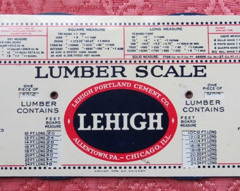 Lehigh Lumber Scale
