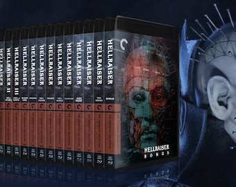 Custom HELLRAISER Collection 4K/BluRay Covers (NO films/discs/blu ray/4k/dvd or plastic cases included)