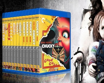 Custom CHUCKY/child's play Collection 4K Covers (NO films/discs/blu ray/4k/dvd or plastic cases included)