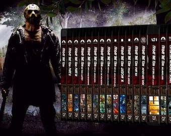 Custom FRIDAY THE 13TH Collection 4K Covers (NO films/discs/blu ray/4k/dvd or plastic cases included)