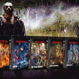 027. Custom FRIDAY THE 13TH Collection 4K Covers (NO films/discs/blu ray/4k/dvd or plastic cases included)