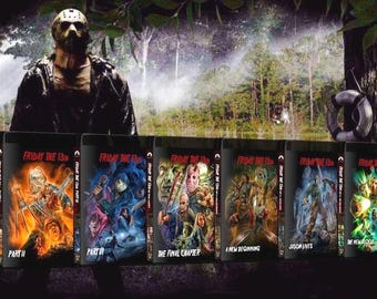 027. Custom FRIDAY THE 13TH Collection 4K Covers (NO films/discs/blu ray/4k/dvd or plastic cases included)