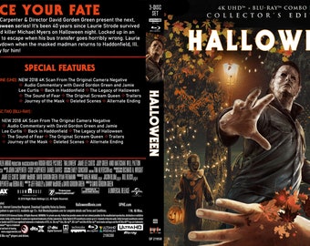 Custom Halloween 2018 4K Cover DOWNLOAD scream Factory Variant Etsy