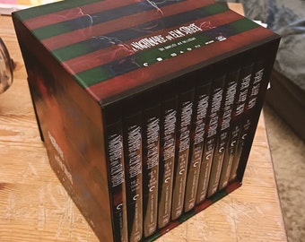 Custom Nightmare on Elm St Blu Ray/4K Boxset (NO films/discs/blu ray/4k/dvd or plastic cases included)