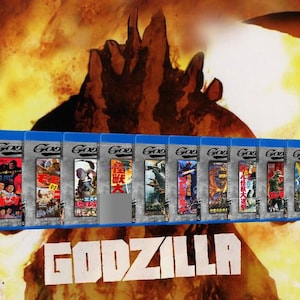 030. Copertine personalizzate GODZILLA Showa Collection 4K (non sono inclusi film/dischi/blu-ray/4K/DVD o custodie in plastica)