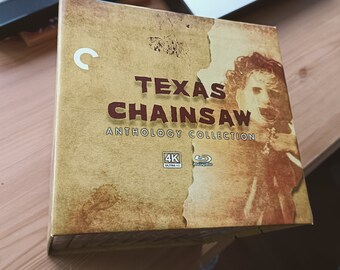 Custom Texas Chainsaw Massacre 4K Boxset (NO films/discs/blu ray/4k/dvd or plastic cases included)