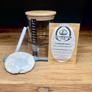 109 y/o French Sourdough Starter & Recipe / Starter Kit - Certified Organic